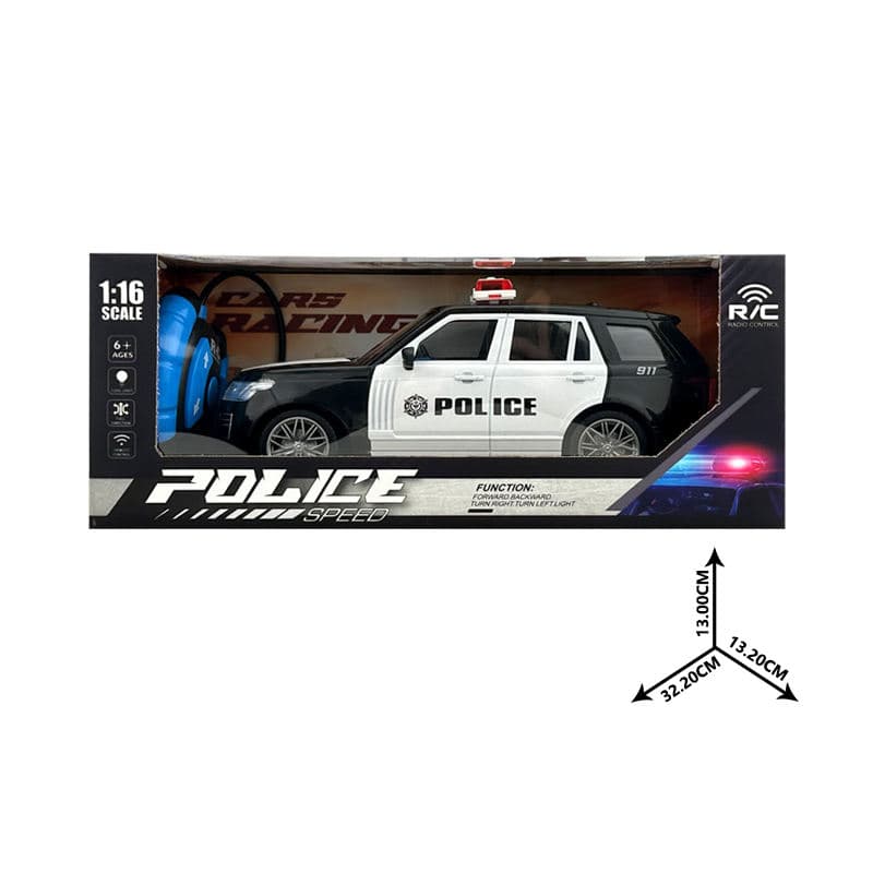 Rc Remote Control Police Car For Kids Durable, Fun And Easy To Control