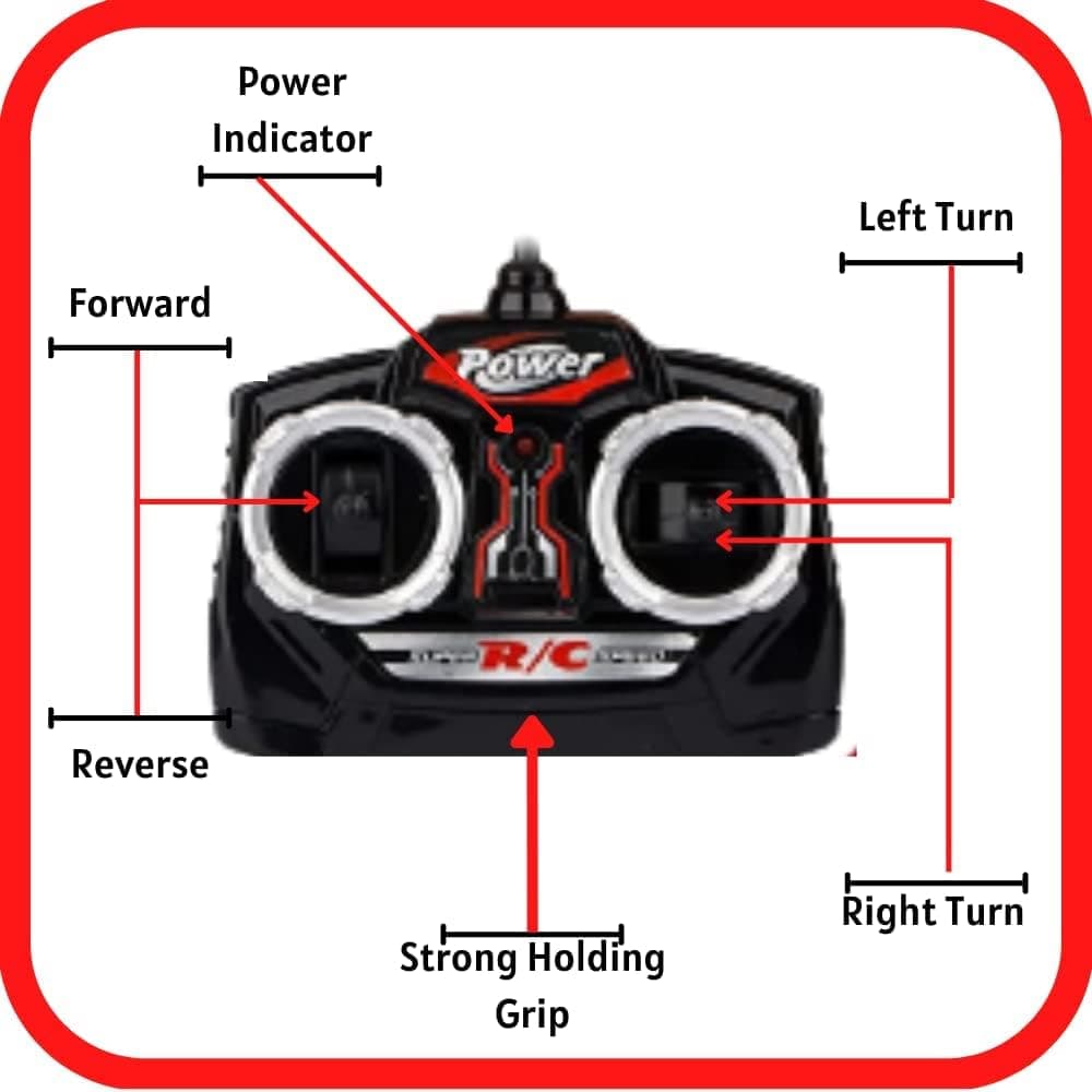 Racer Worlds Audi A7 1:16 Scale Remote Control Car, Black Racing Toy with USB Charger and Controller, Diecast Model with Realistic Exteriors and Interiors, 31cm Length
