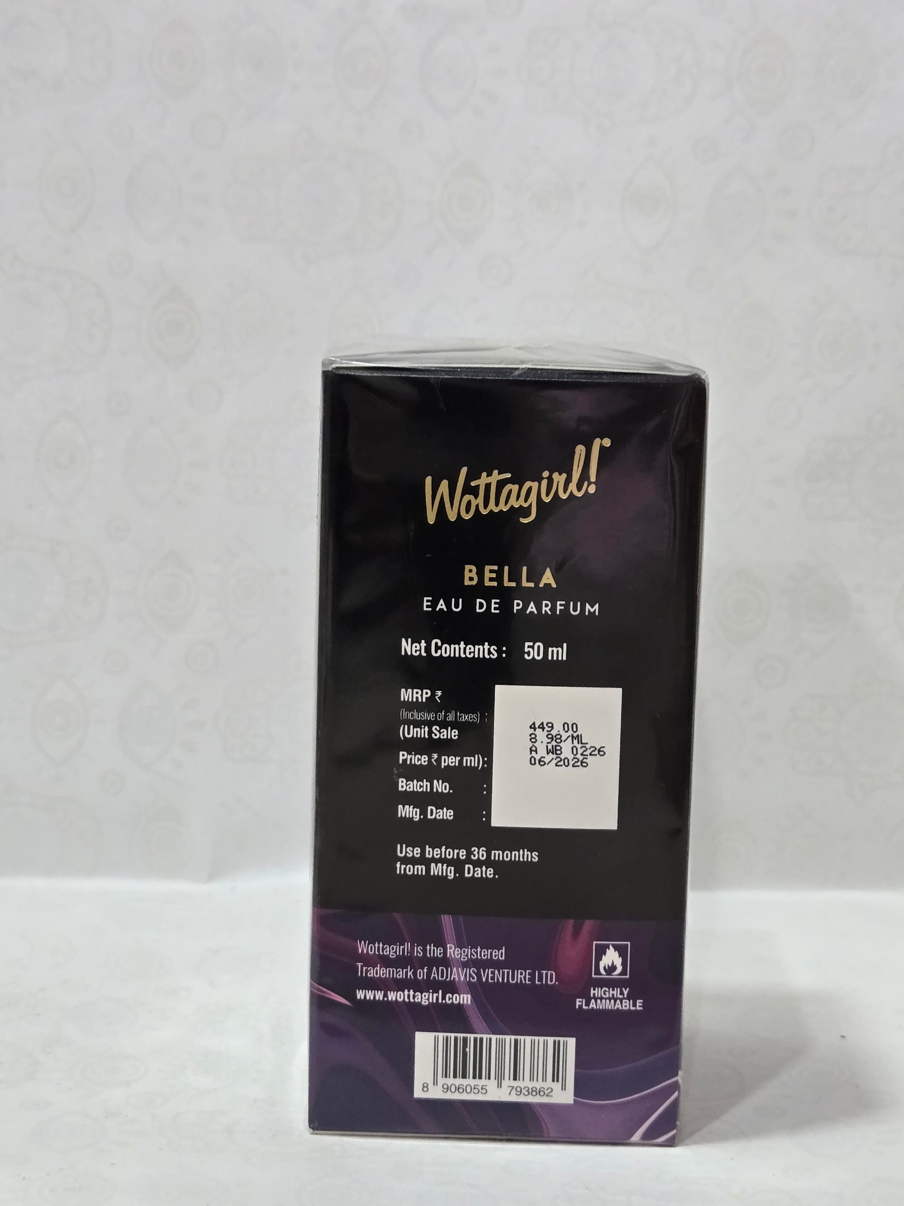 Wottagirl! Bella Eau de Parfum for Women, 50 ml