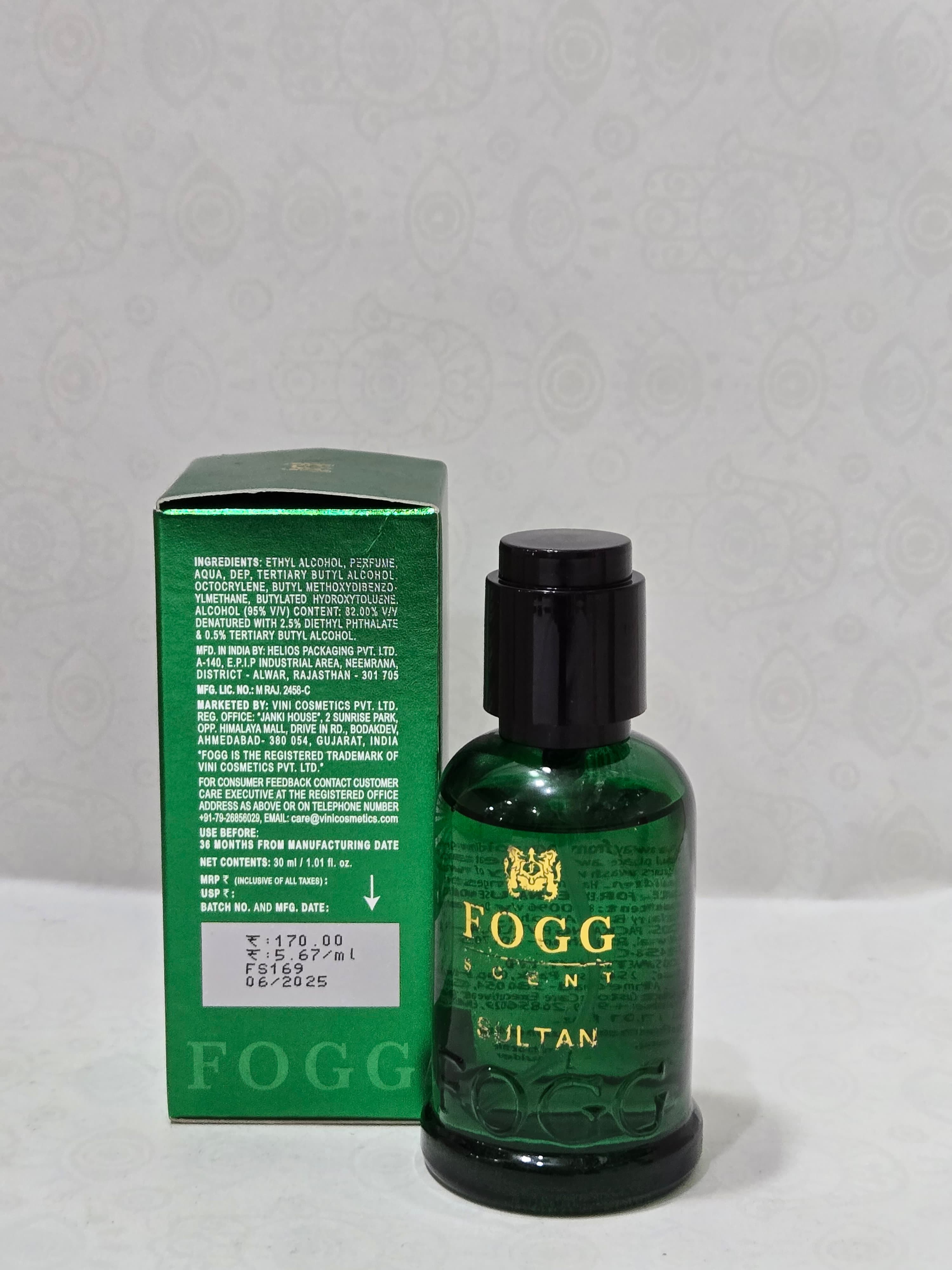 Fogg Scent Sultan Perfume Spray for Men, 30 ml