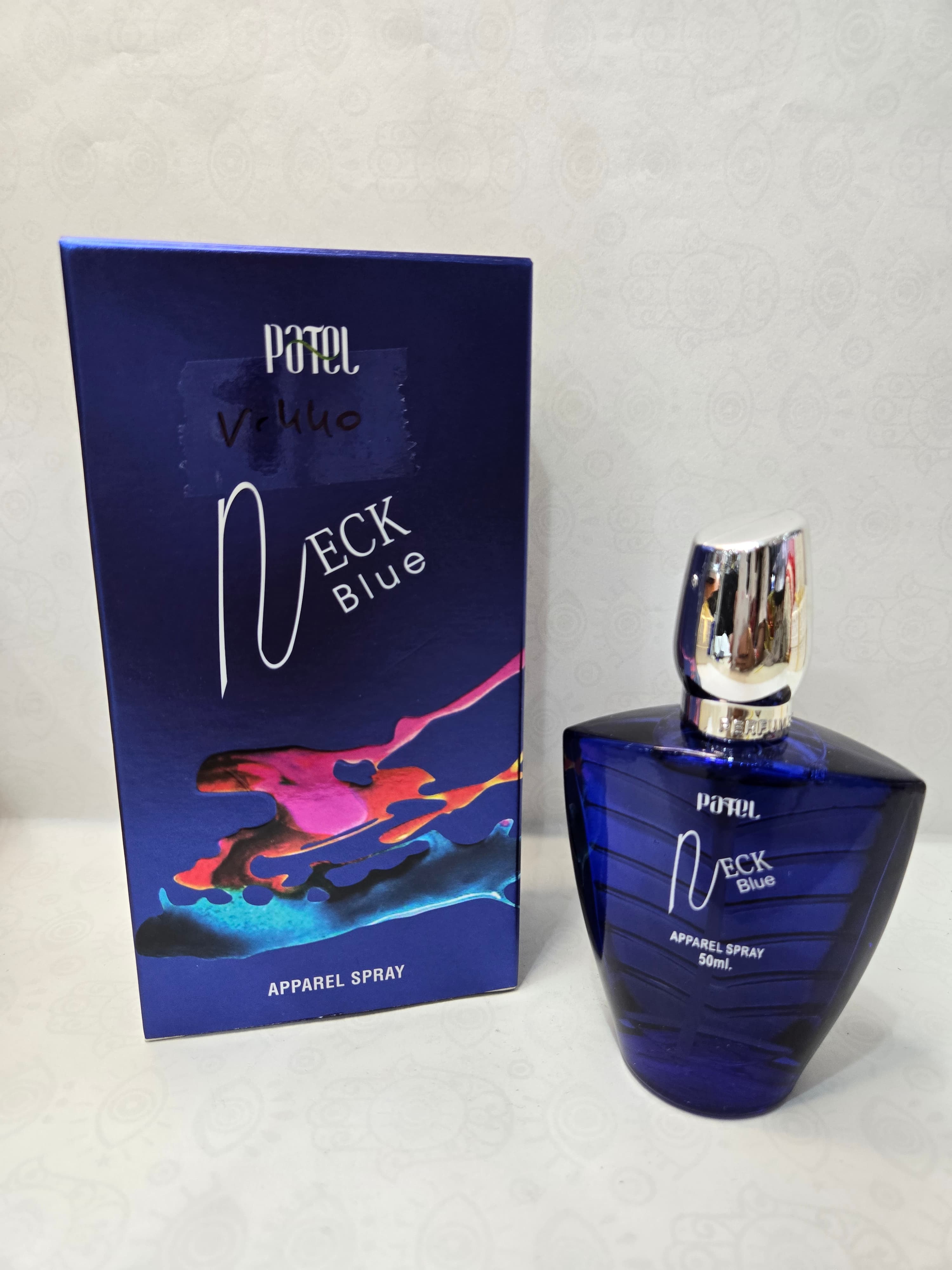 Patel Neck Blue Apparel Spray for Men, 50 ml
