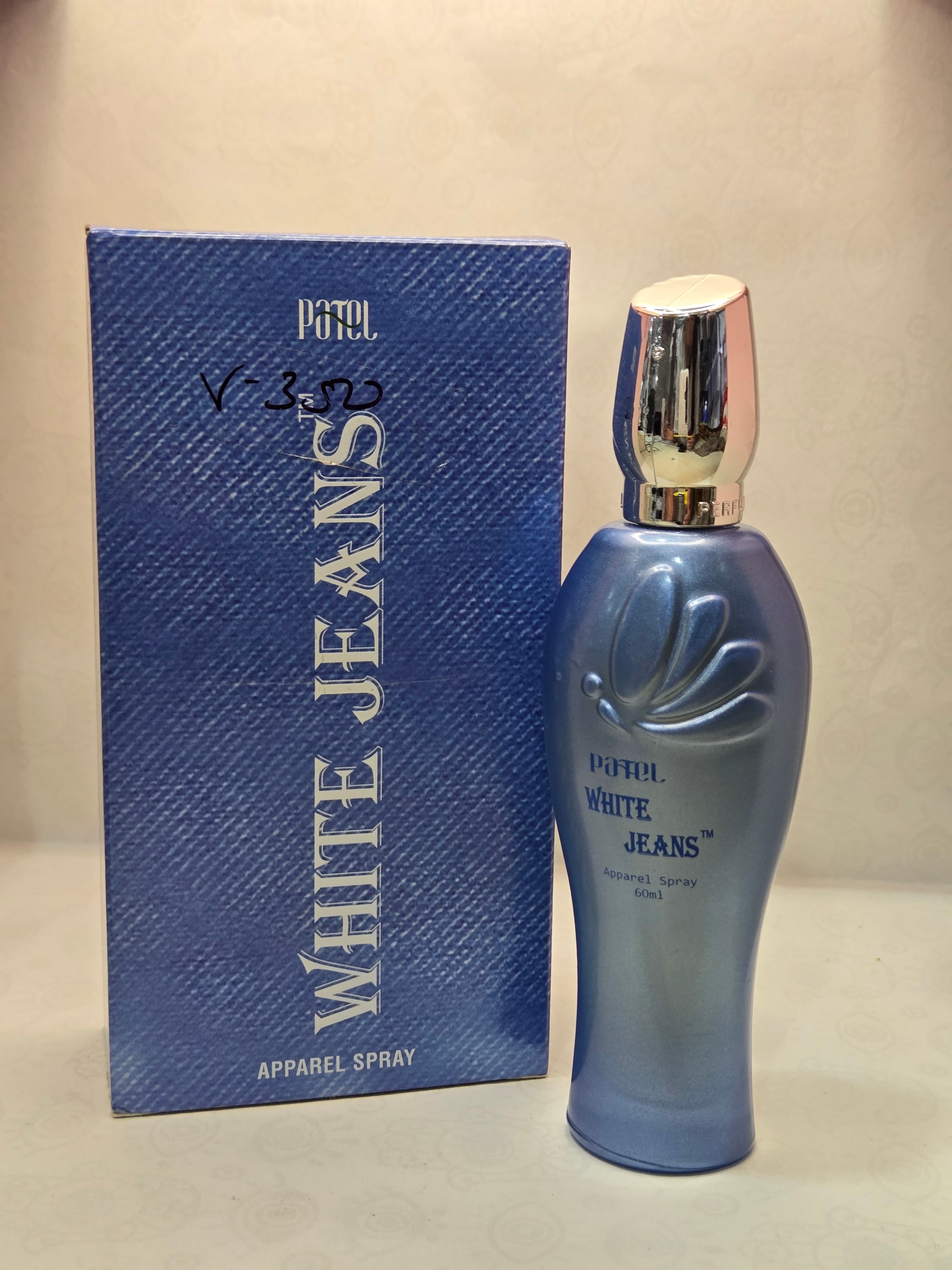 Patel White Jeans Apparel Spray for Men, 60 ml