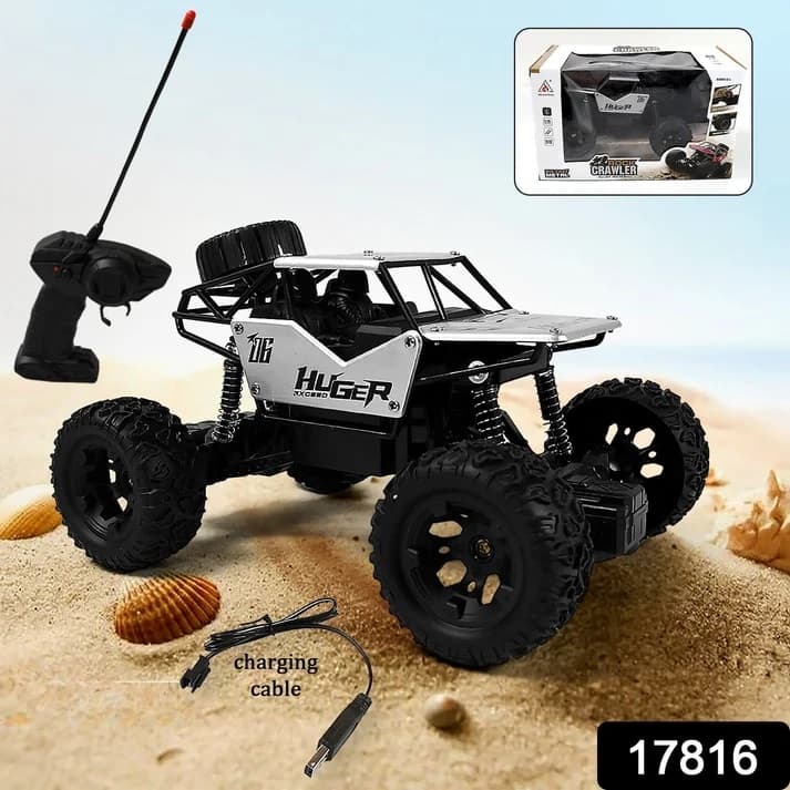Scale Rock Crawler Monster Rc Truck All Terrain Stunt Racing Car Rechargeable Indoor Outdoor Toy Car